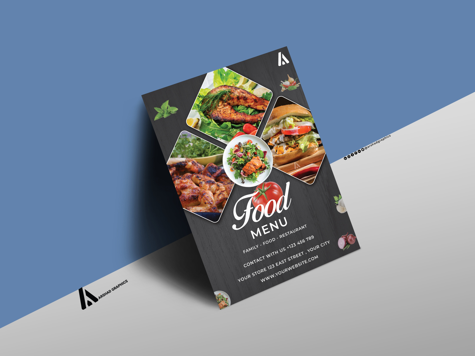 Flyer Design for Restaurant©️ by Muhammad Arshad on Dribbble