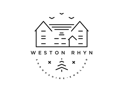 Weston Rhyn Badge badge england shropshire weston rhyn