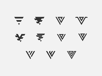VE Logo explorations logo monogram letter mark monogram logo