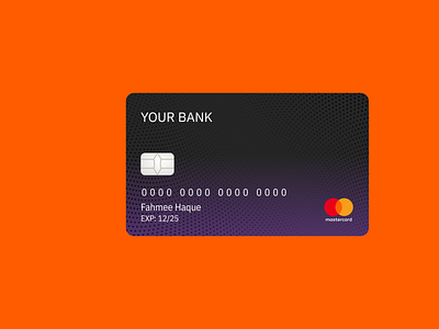 Bank Card Concept graphic design