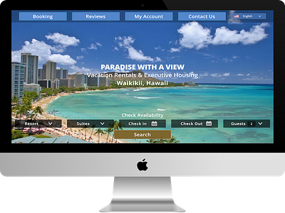 Paradisewithaview website redesign case study ui ux web