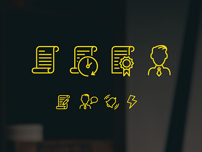 Icons for patent agency