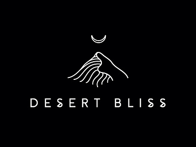 Desert Bliss - Logo bohemian logo nature sand dune