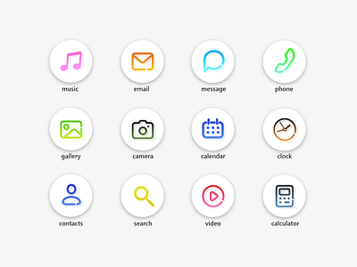 Theme design icons