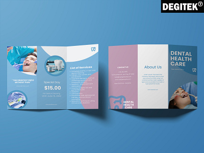 TRIFOLD DENTAL HEALTHCARE BROCHURE