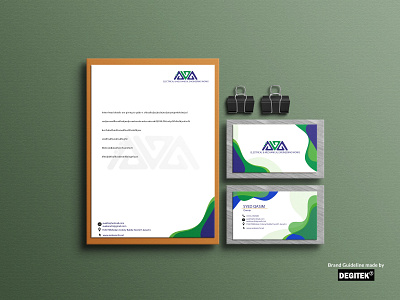AVA ELECTRICAL & MECHANICAL ENGINEERING WORKS BRAND STATIONERY 3d brand identity branding business cards creative head flyer graphic design letterhead logo logo design photoshop