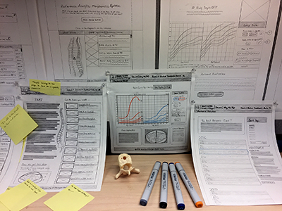 Morphomics Website - Mid Fidelity Wireframe