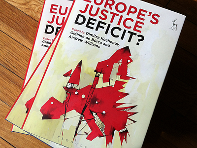 Europe's Justice Deficit? Book cover. book cover europe illustration