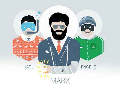 Karl Marx & Engels