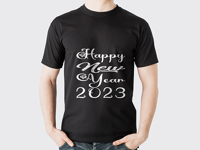 Happy new year celebrate T-Shirt branding graphic design