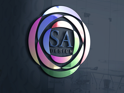SA Design 3d branding design graphic design illustration logo logo design sa design