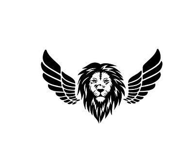 Flying lion logo