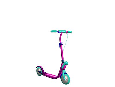 scooter 3d purple color illustration 3d branding design graphic design illustration logo mascot ui vector