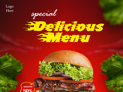 Poster Photoshop burger 3d branding design graphic design illustration logo mascot poster ui ux vector