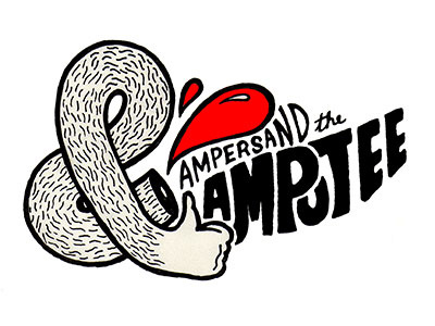 Ampersand ampersand hand drawn illustration typography