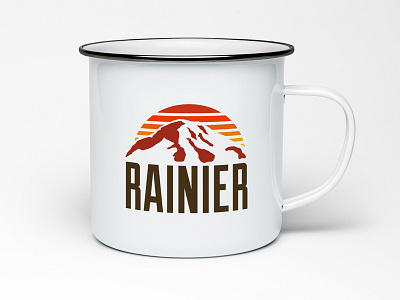 Mt. Rainier Camping Mug