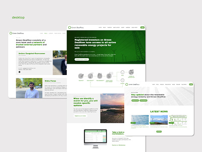 Green Deal Flow design digital design web web design web designer