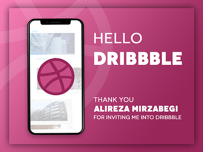 Hello Dribbble design dribbble hello