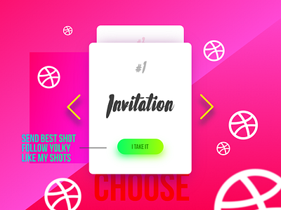2x dribbble invitation giveaway dribbble invitation two