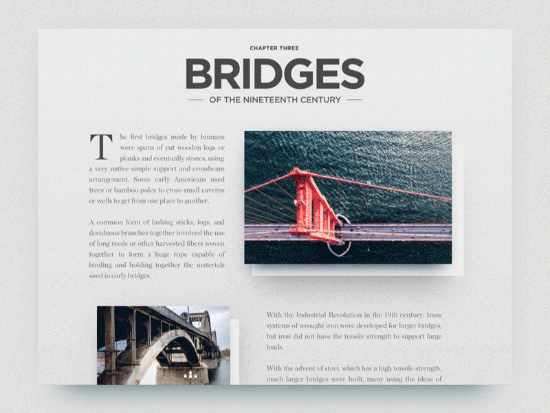 Bridges/dictionary interaction animation app bridges dictionary gif grey text ui web