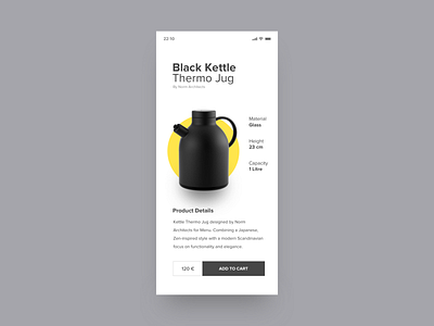 Kettle Jug button buy details iphone minimal price product white