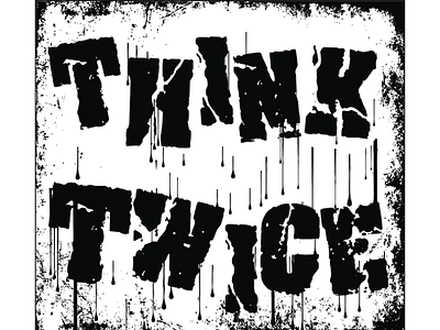 think 2 illustration tshirt