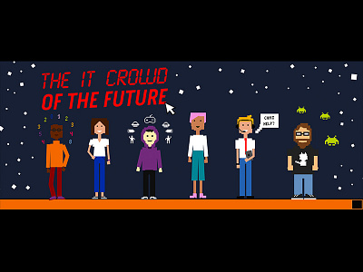 IT crowd of the future characters