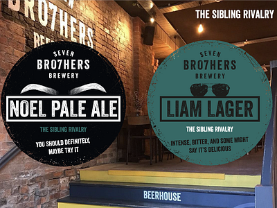 The sibling rivalry - Seven Brother's Beer concept