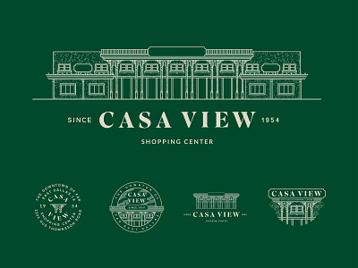 Casa View Dallas, TX casa dallas identity logo shopping type