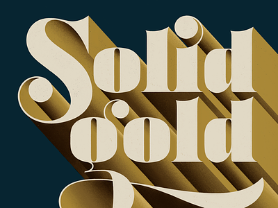 Solid Gold custom type ipad lettering lettering lettering sketch