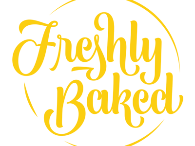 Freshly Baked lettering custom type hand lettering lettering type vector