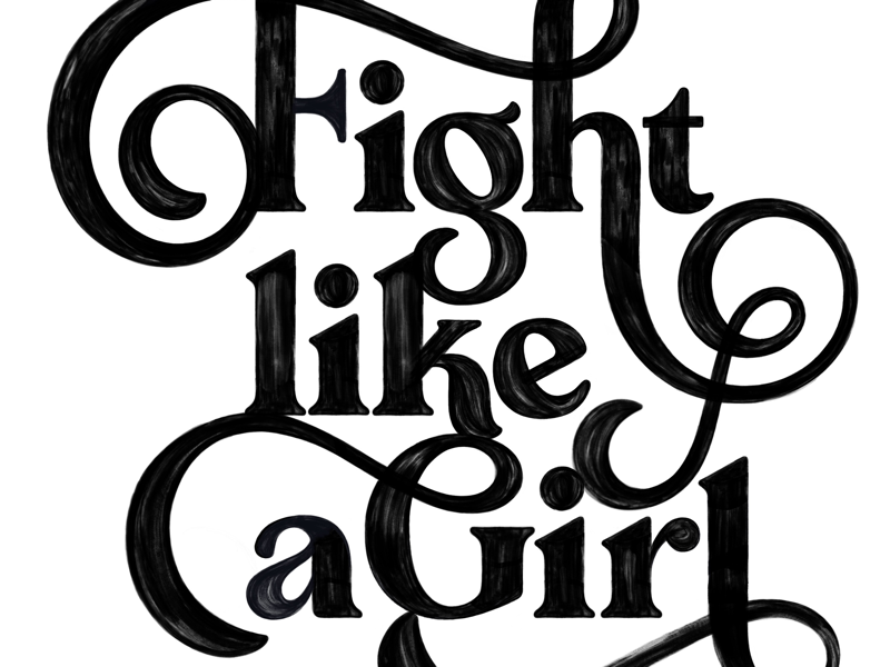 fight like a girl logo