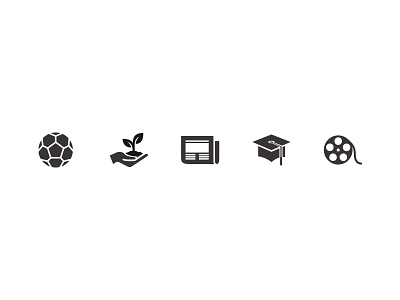 Online Learning icon set culture education environment exams film icons lms media news sport