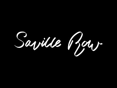 Saville Row Font calligraphy custom custom font font hand lettering typography