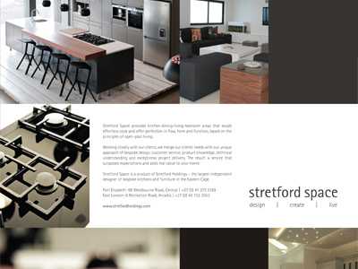 Stretford Space Advert advert big pictures furniture kitchens