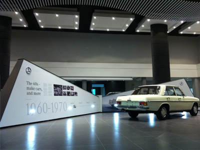 Mbsa Heritage Display Arms cars display history mercedes benz stand star