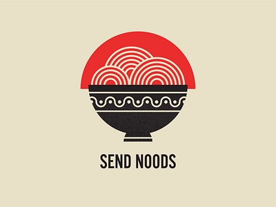 Send noods digital illustration food illustration noodles ramen