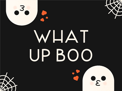 What up Boo? design digital illustration ghost halloween illustration