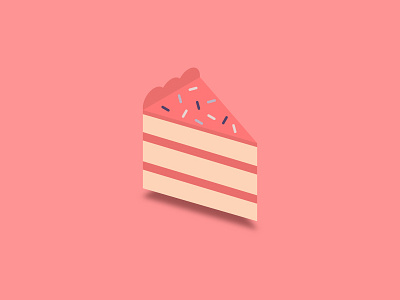 Cake cake daily ui fhc30 icon illustration isometric