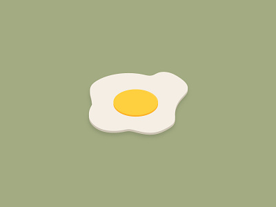 Egg-Celent breakfast eggs fhc30 food icon illustration isometric sunny side up