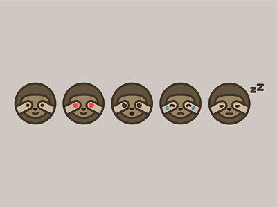 Sloth Emojis