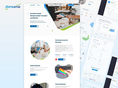 Bersama Pay Web UI Design
