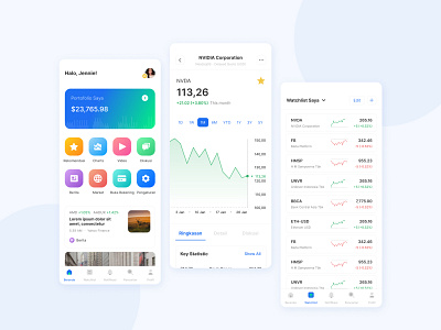 Tanyasaham Mobile App UI Design