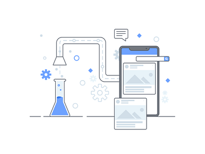 Scale Up Startup - 2 chemistry design icon illustration mobile phone ui ux wireframe