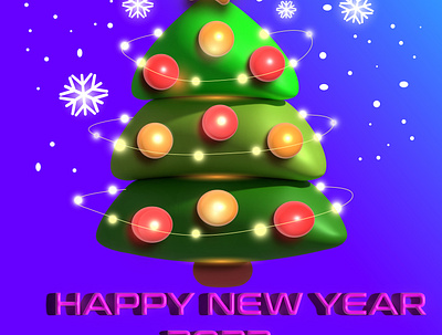 NewYear Tree design forest graphic design green illustration tree