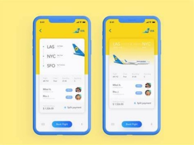 Ui/ux Booking Flight Ticket branding graphic design illustration logo ui vector