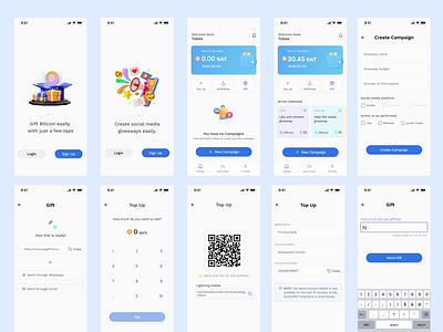 Easybit app design ui ux