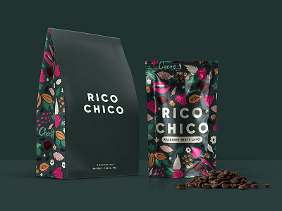 Rico Chico chocolate cranberry meroo packaging ricochico