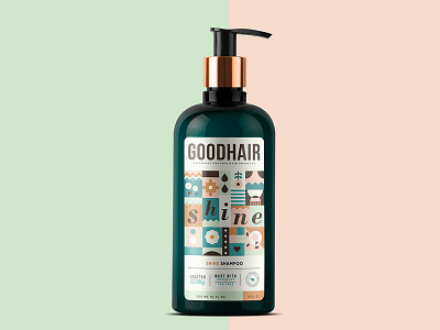 GoodHair - Naturall handcrafted Hair Care design goodhair hair packaging personal care shampoo