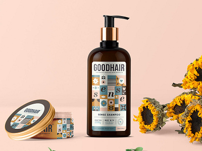 GoodHair - Naturall handcrafted Hair Care design goodhair hair packaging personal care shampoo